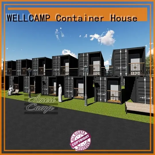 Hot houses made out of shipping containers panel WELLCAMP Brand 1
