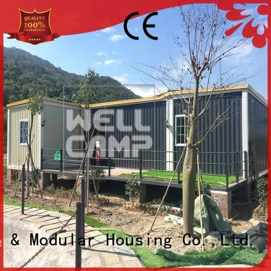 guest bedroom modern custom container homes WELLCAMP Brand 1
