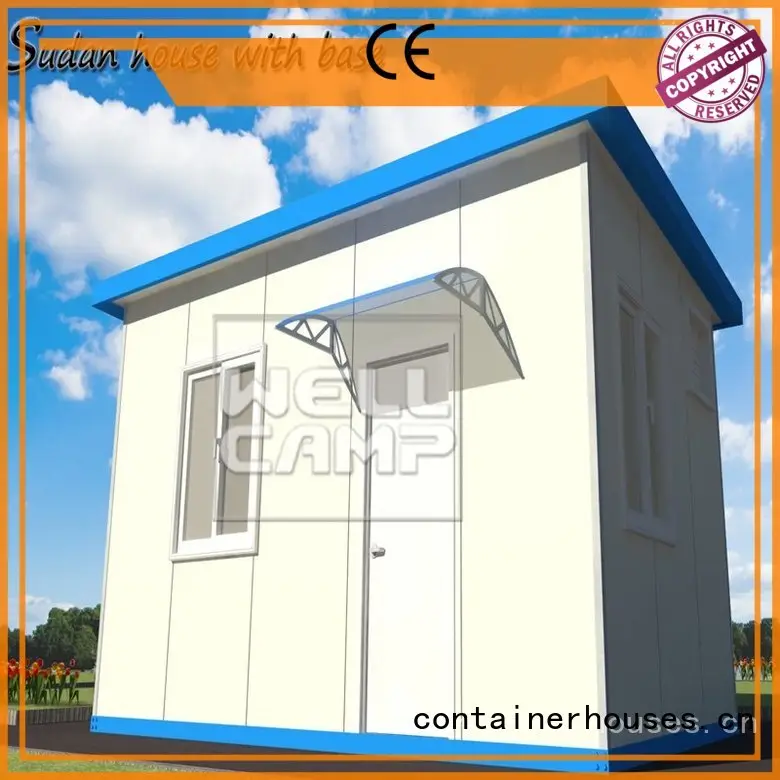 prefab office WELLCAMP Brand sudan houses factory 1