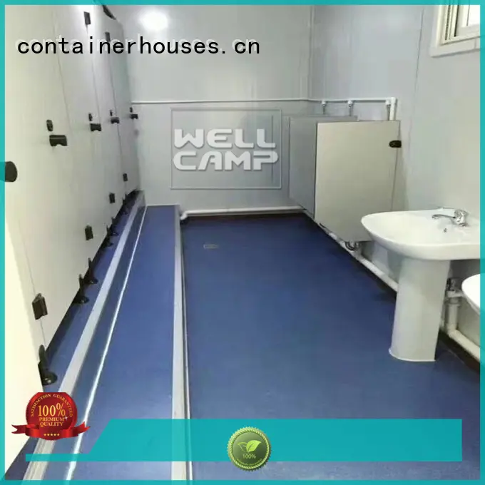 flat pack 20 ft container affordable shower WELLCAMP Brand company 1