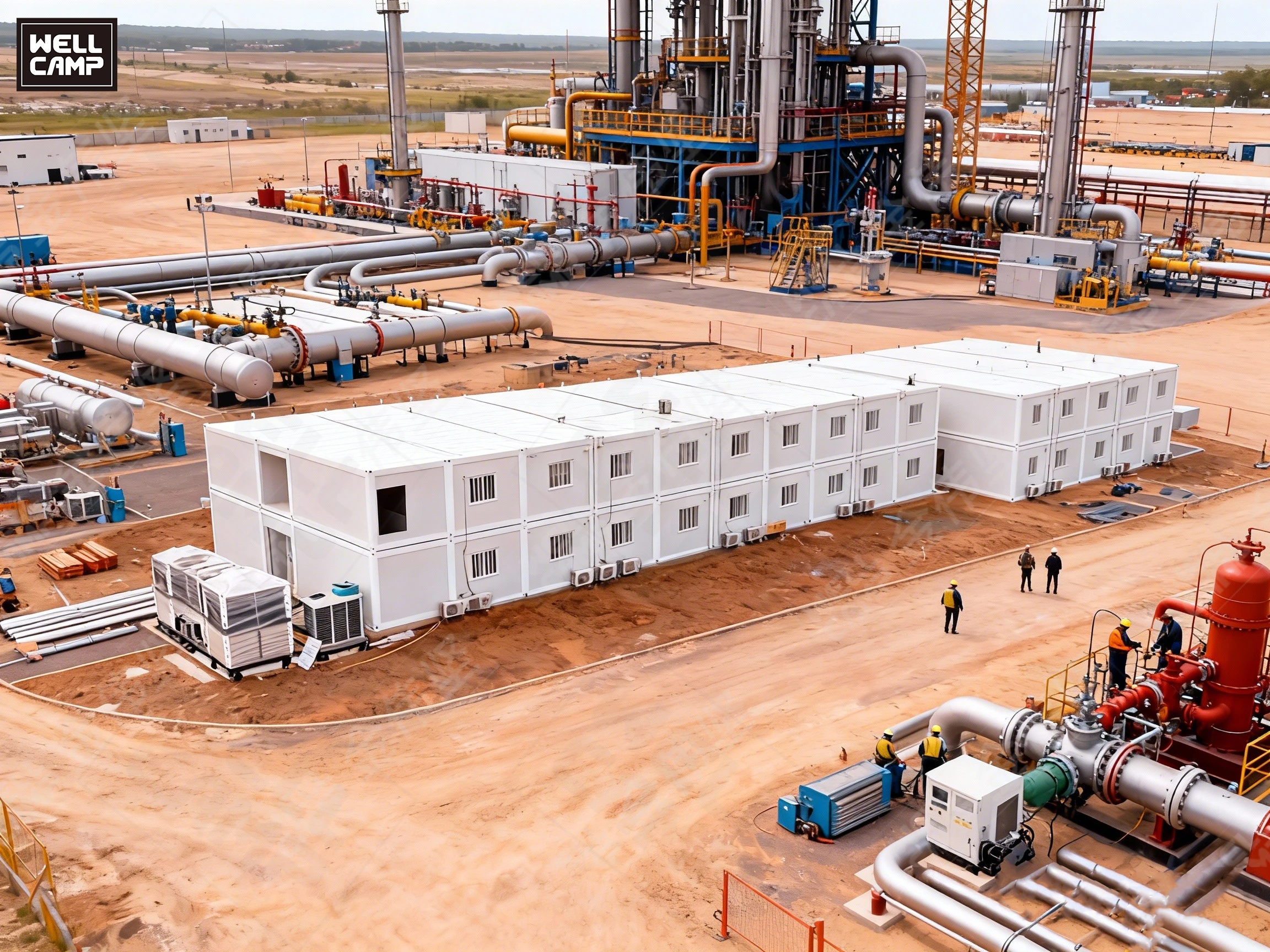 Detachable Container House for Oil & Gas Camps – Durable Workforce Accommodation 1