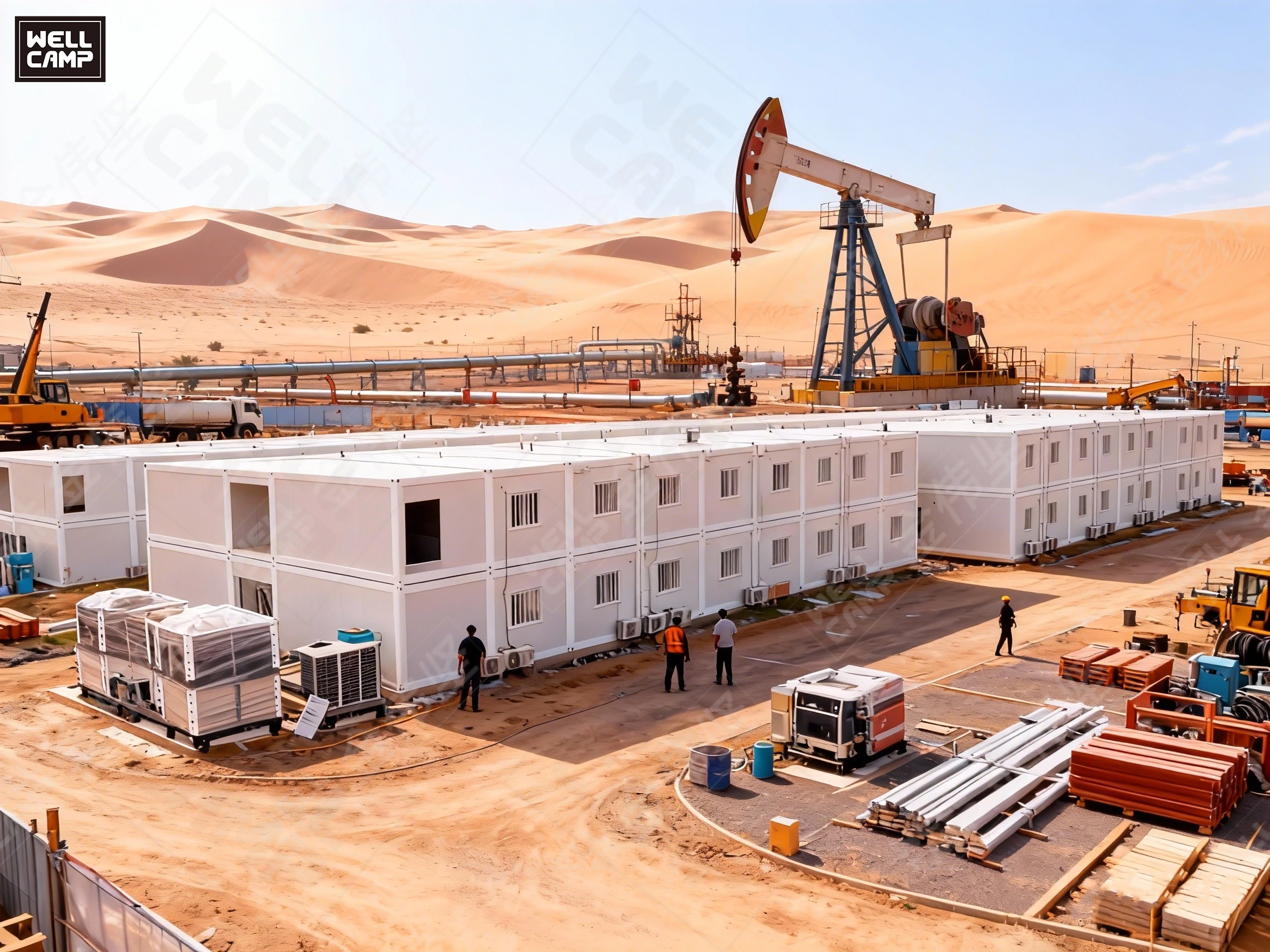 Oil & Gas Camp Detachable Container House – Fast-Install Modular Housing for Energy Projects 1