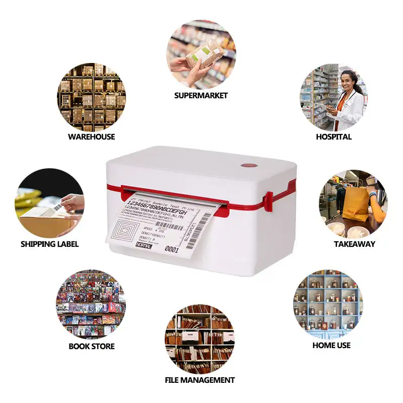 ZYWELL | Customized 4 inch bluetooth thermal printer price 5