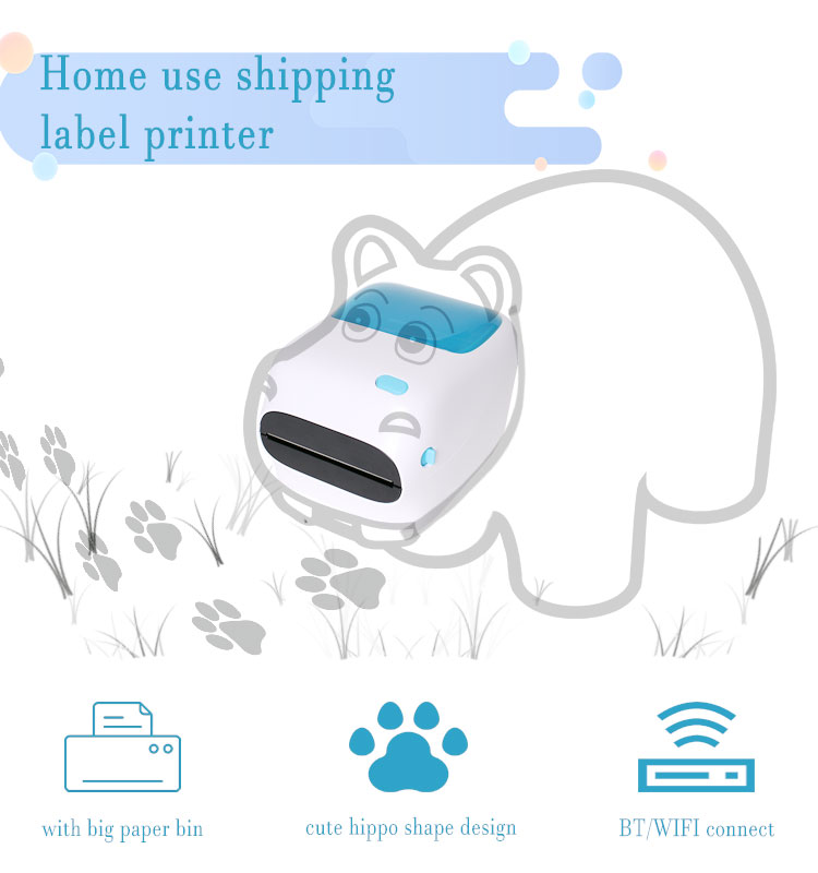 Zywell -203DPI ZY910 USB BLUETOOTHデスクトップダイレクトサーマル4*6インチ出荷ラベルプリンターINPRESORA DE ETIQUETAS USB+BT 10