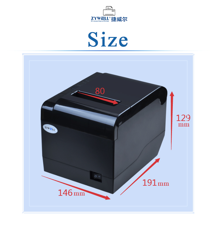 portable thermal printer bluetooth 3 inch at Wholesale Prices | ZYWELL 28
