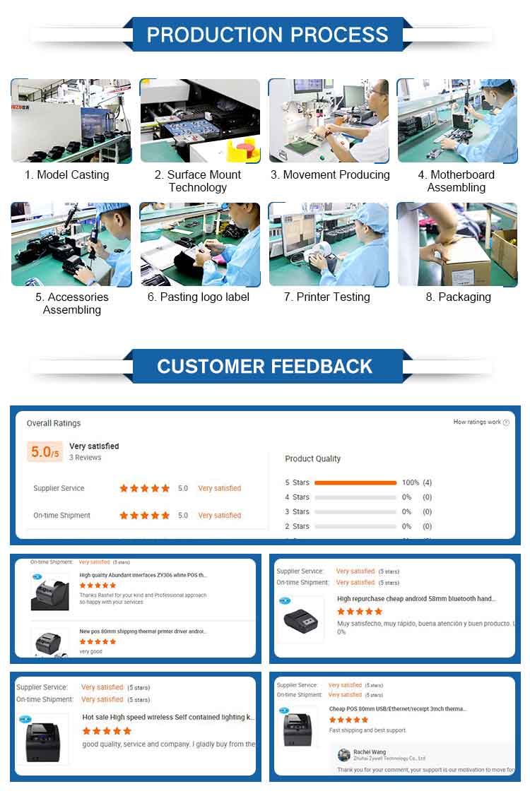Zywell -Micronics Bluetoothプリンター58mmサーマルレシートプリンターZM03 Mini Impresora Portatil Bill Printer USB+BT 21