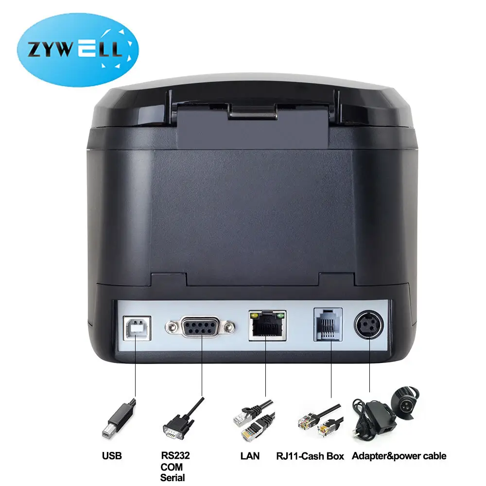 Custom pos 80 thermal printer cost Manufacturer | ZYWELL 6