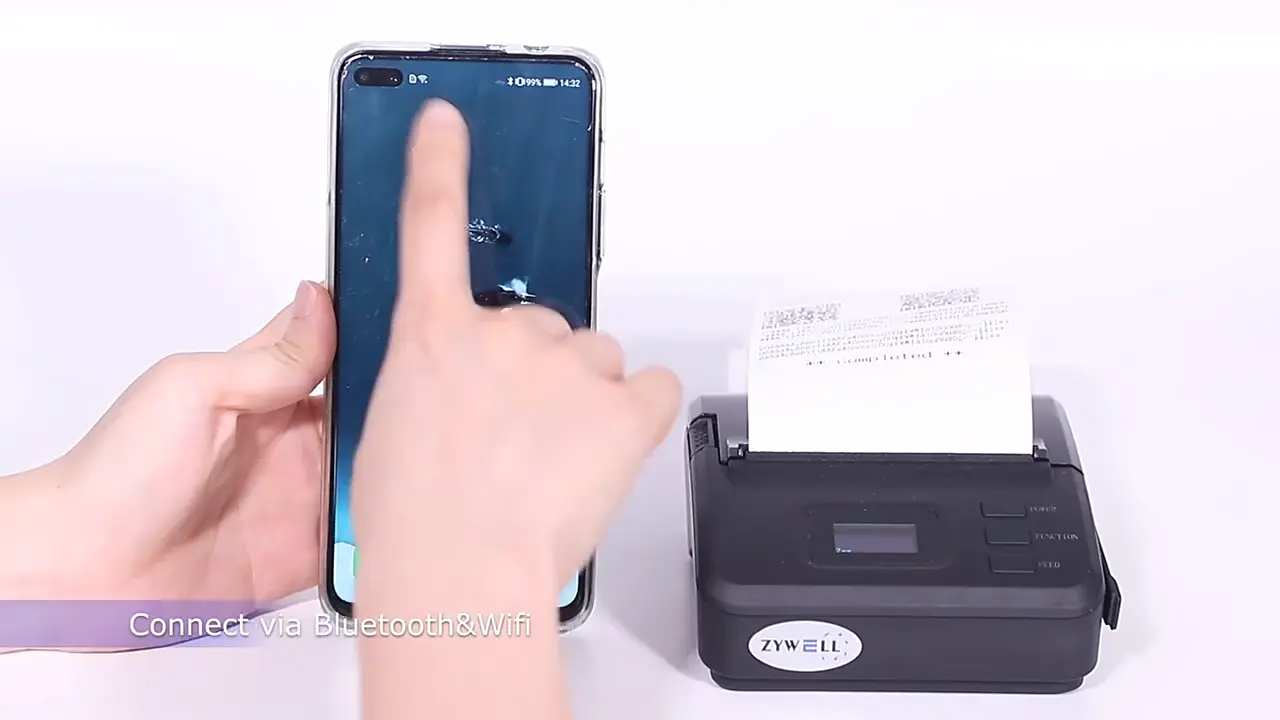Mini Bluetooth Receipt Printer - High Quality 3inch ZM01 Pos Printer 2