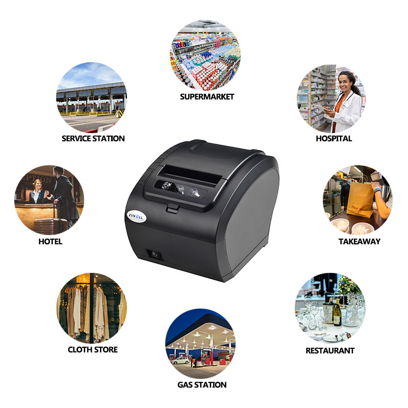 Top china 80mm thermal printer supply | ZYWELL 8