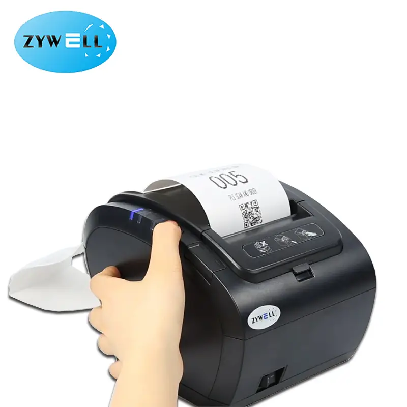 ZYWELL - Zywell impresora wholesale usb serial lan ports 80mm thermal receipt printer pos80 with auto cutter 1