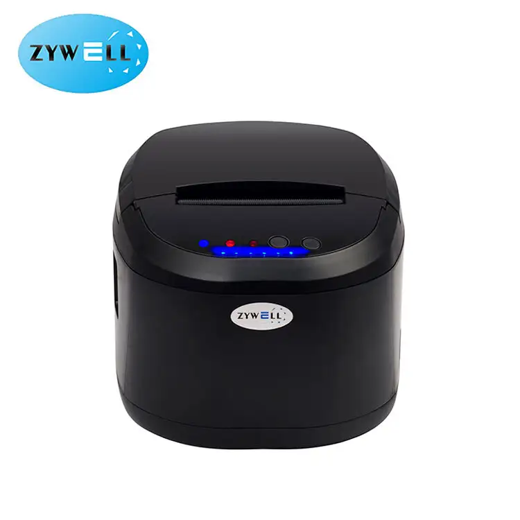 ZYWELL - Zywell new product ZY308 80mm thermal receipt printer Android IOS Win7/10 bill printer USB+RS232+LAN 1