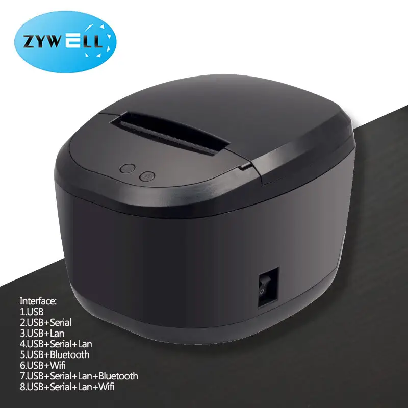 Custom pos 80 thermal printer cost Manufacturer | ZYWELL 5