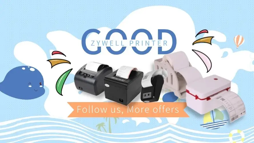 Thermal Shipping Label Printer 4x6 by ZYWELL 2