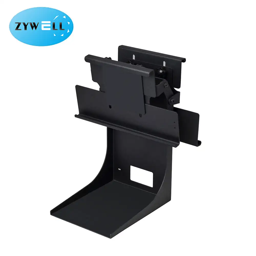 ZYWELL - Zywell Dual Screen Tablet Display Stand 80mm Thermal Receipt Label Printer Stainless Steel Stand Printer Stand 1