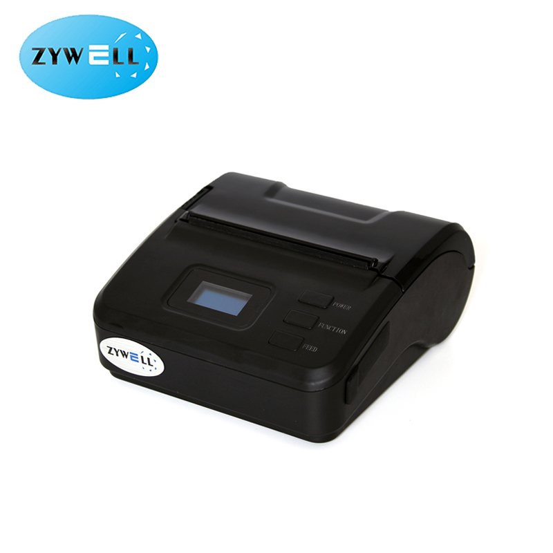Zywell -80mm安いポータブルサーマルミニプリンターサポートAndroid