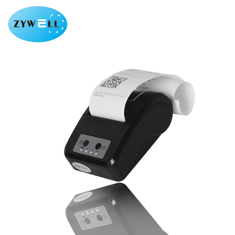 ZYWELL - Máy in di động Zywell 2inch Portable Portable Mini Portable Máy in ZM03 Máy in Bluetooth 58mm USB+WiFi 1