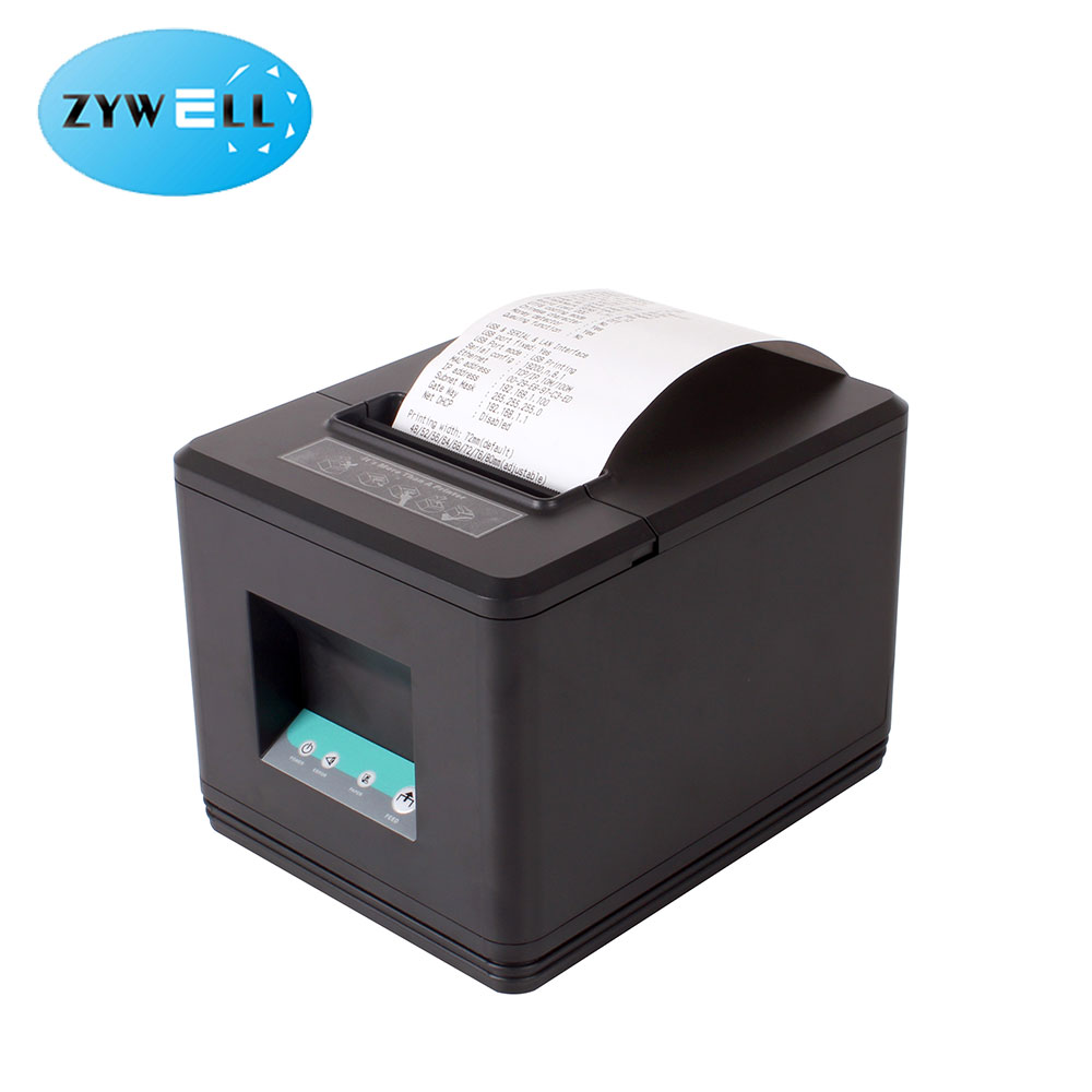 Zywell - 80mm 58mm yazıcı Zywell Masaüstü Termal Makbuz Yazıcısı