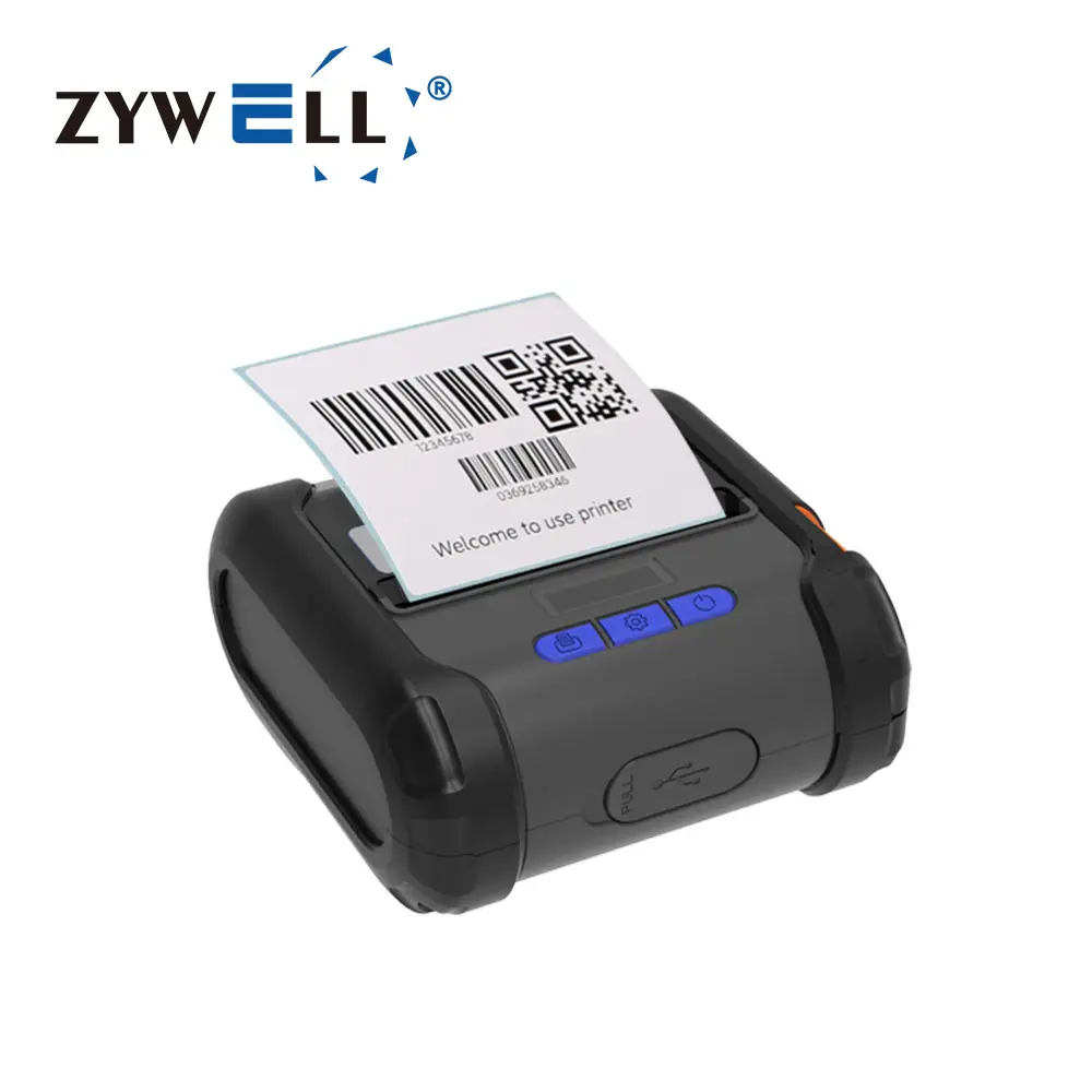 ZM04 Portable Barcode Label Printer - Dual Mode, Bluetooth/WiFi, Small & Lightweight 2
