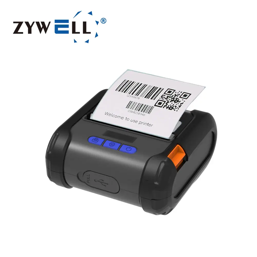 ZM04 Portable Barcode Label Printer - Dual Mode, Bluetooth/WiFi, Small & Lightweight 3