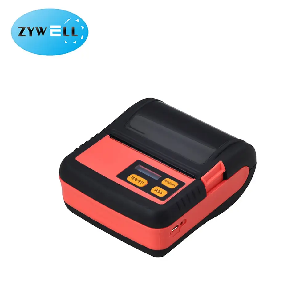 ZYWELL - Zywell impresora OEM ODM mini mobile barcode label printers zm02 thermal barcode printer machine Mobile Label Printer 1