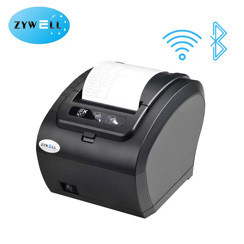 ZYWELL - Máy in máy in nhiệt Zywell Inkless 3inch 80mm Máy in ZY307 Imprimante Trmica Desktop Postop Printer USB+RS232 1