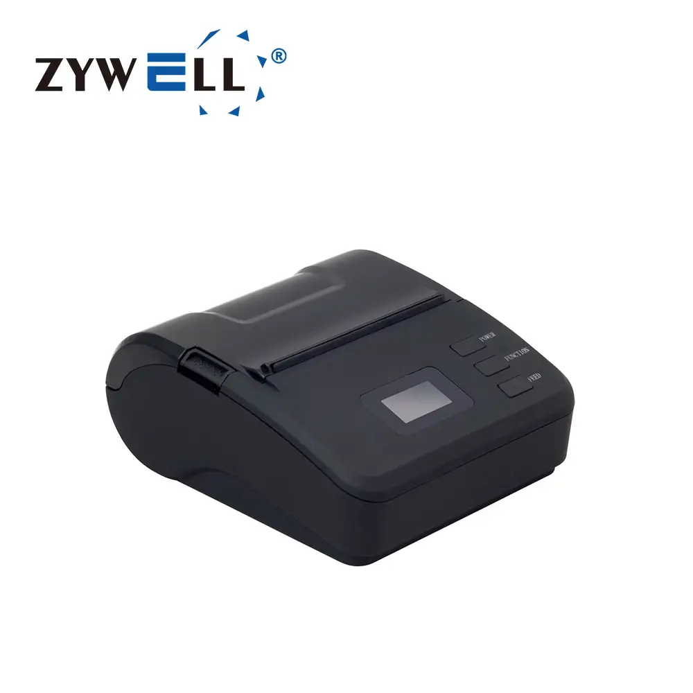 Zywell - Impresora de recibo térmico de 80 mm mini impresora térmica portátil wifi impresor homónimo de mano kawaii usb+rs232+wifi 1