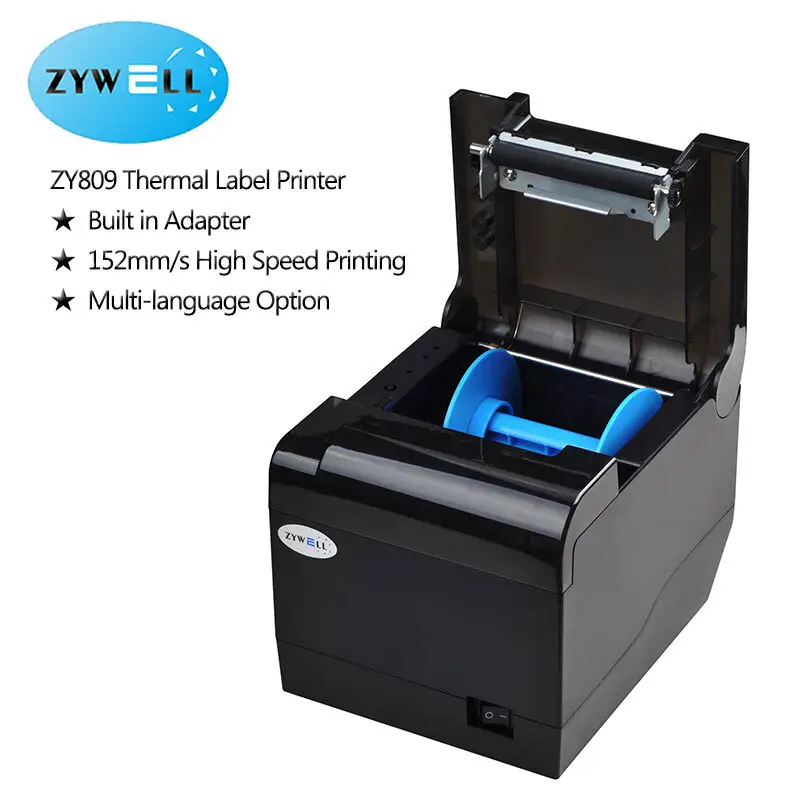 Popular 80mm Thermal Label Printer - USB LAN Interface - High Speed - Zhuhai Zywell Technology Co., Ltd. 6