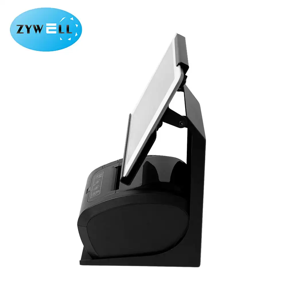 ZYWELL - Stable tablet 3 inch 80 mm thermal receipt label printer stand pad stands for small business Printer Stand 1