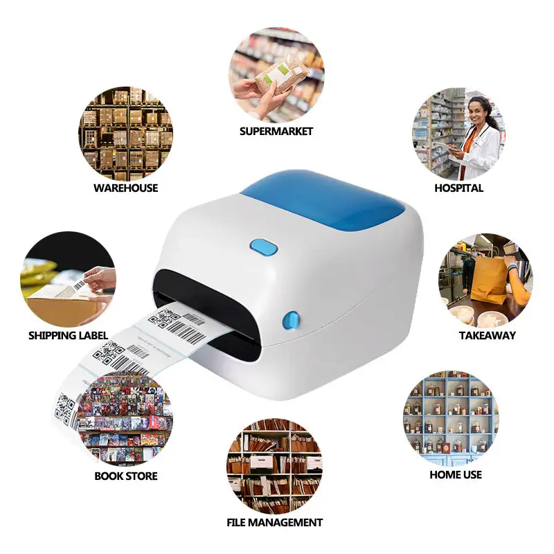 Zywell - A6 Thermal Printer Waybill Address Printer ZY910 Terbaik 4inch Label Pengiriman Printer Termal Printer Thermal Printer 1