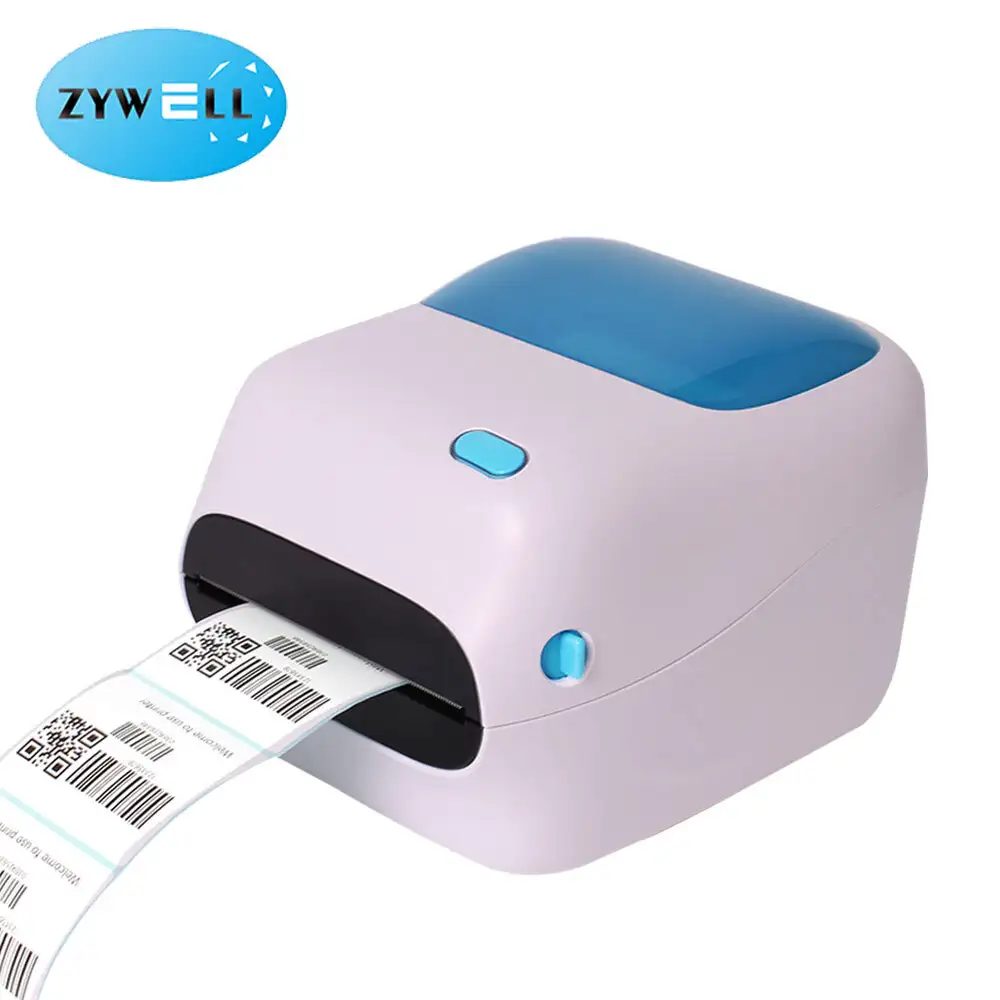 Zywell - Yeni 4inch Termal Nakliye Etiketi Yazıcı 4x6 Waybill Adres Çıkartma Yazıcı Makinesi Büyük Kağıt Bin ZY910 Süper Eylül 1
