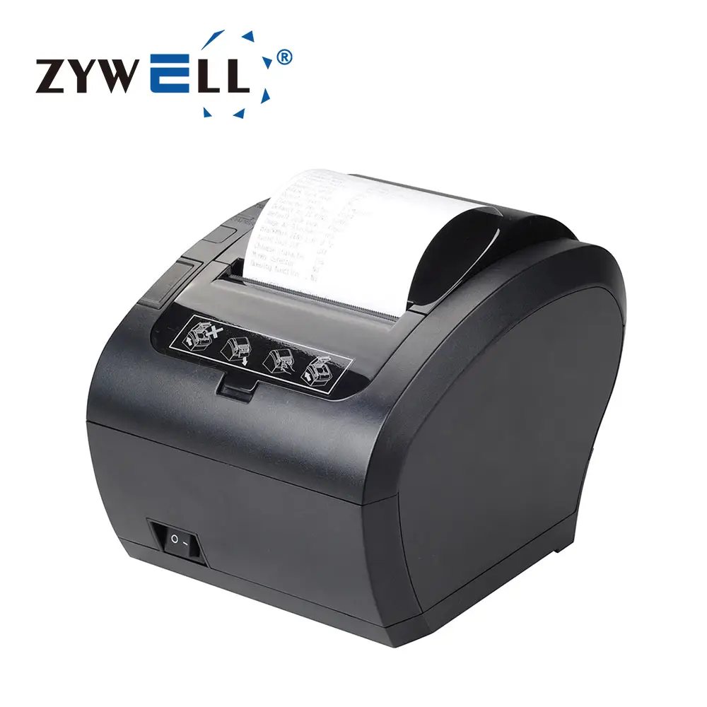 Zywell - beste Qualität Thermal 80 mm POS Drucker Thermaldrucker Quittung Drucker Zywell Zy303 USB+LAN 1