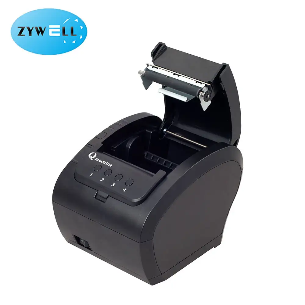 Zywell-便利な4グループイベントチケットプリンターImpresora 80mmサーマルレシートプリンターZY307Q USB+RS232+LAN 1