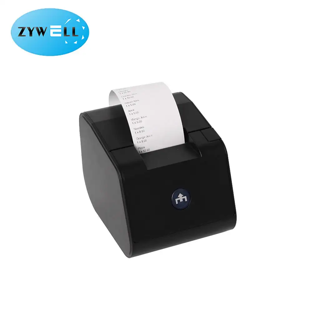 Zywell -Thermal Mini Printer Z58 -III USB Bluetoothサーマルレシートプリンター2 2インチ58mmビルプリンターUSB+BT 1