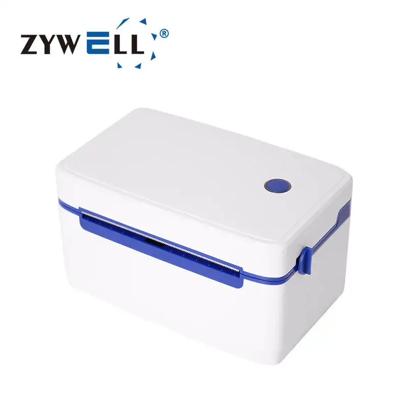 Zywell - เครื่องพิมพ์บาร์โค้ดคุณภาพสูง ZY909 4x6 ฉลากเครื่องพิมพ์เครื่องพิมพ์ Waybill A6 พร้อมตัวยึด USB 1