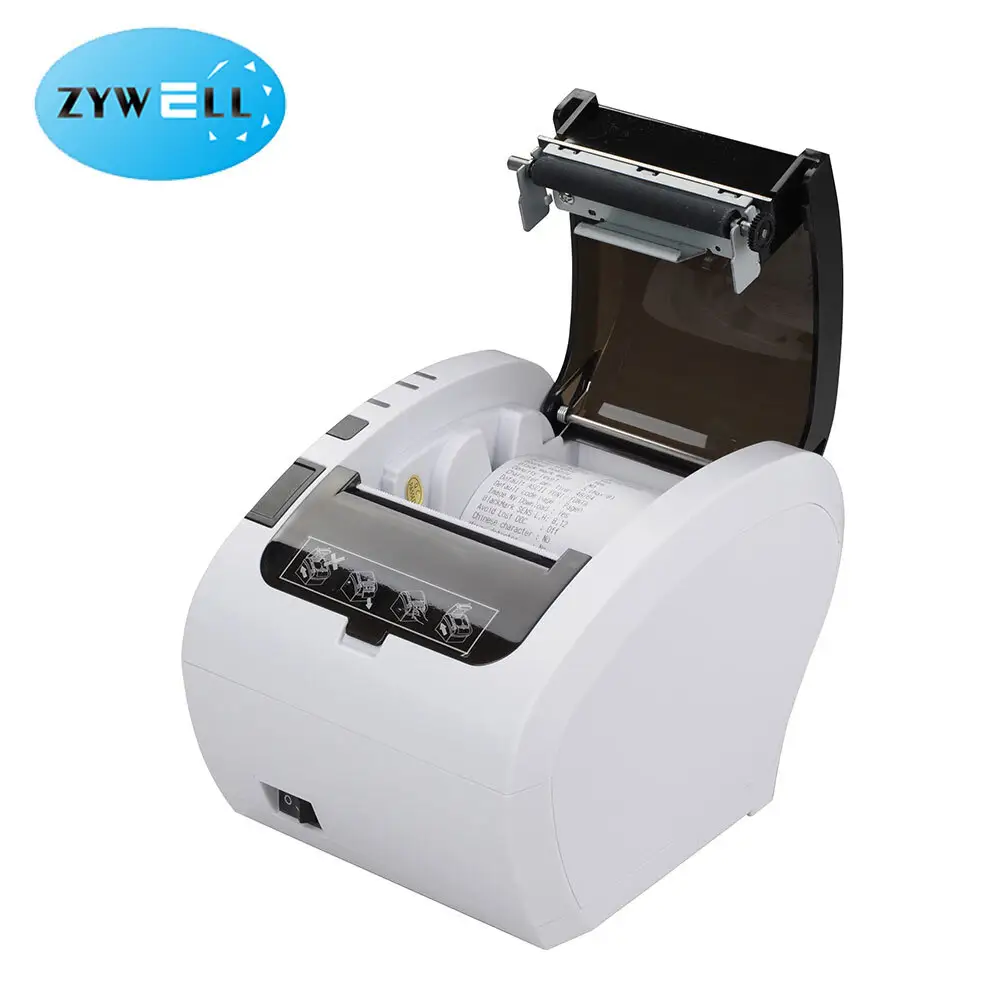ZY302 Thermal Printer: 80mm, USB+LAN, Fast Printing 6