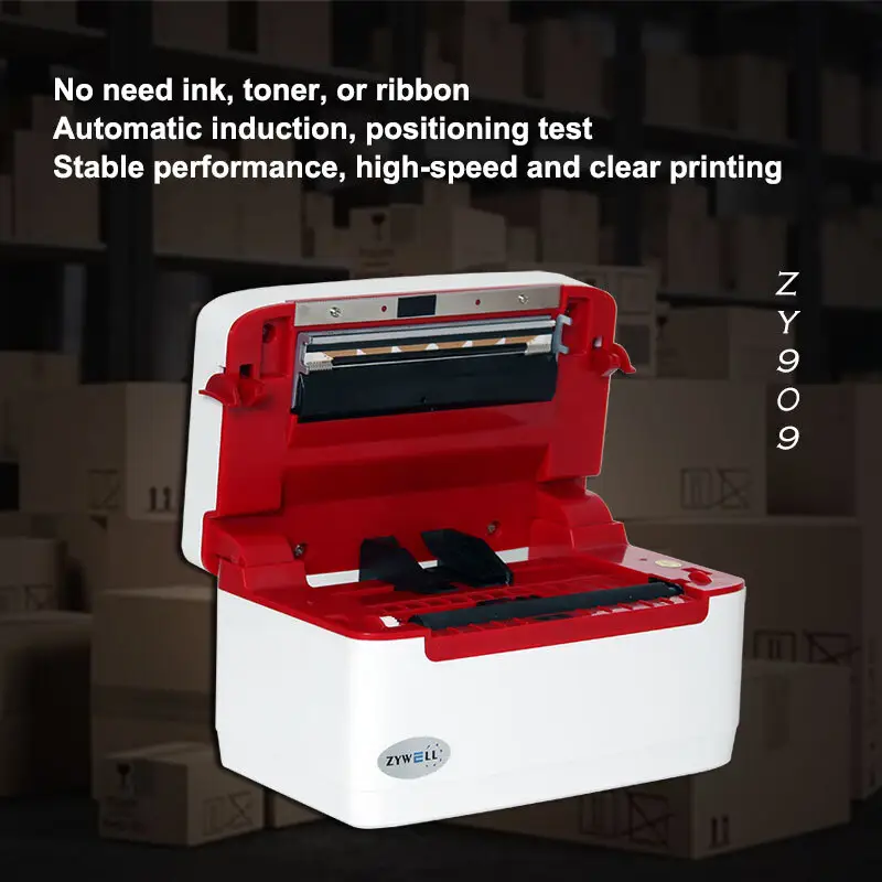 Zywell 4x6 Shipping Label Printer - Fast, Versatile, and Reliable 6