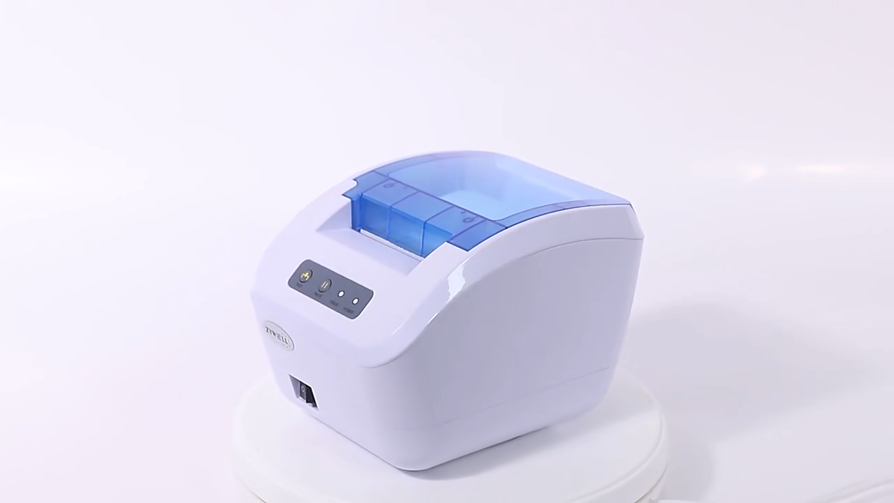 Zywell -USBポート80mmサーマルプリンターラベルバーコードプリンターUSB