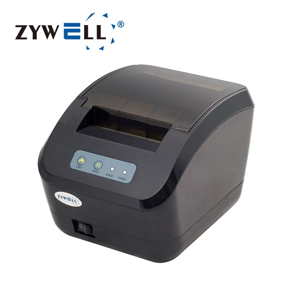 Zywell - USB -порт 80 мм тепловой маркировщик принтер штрих -код USB 1