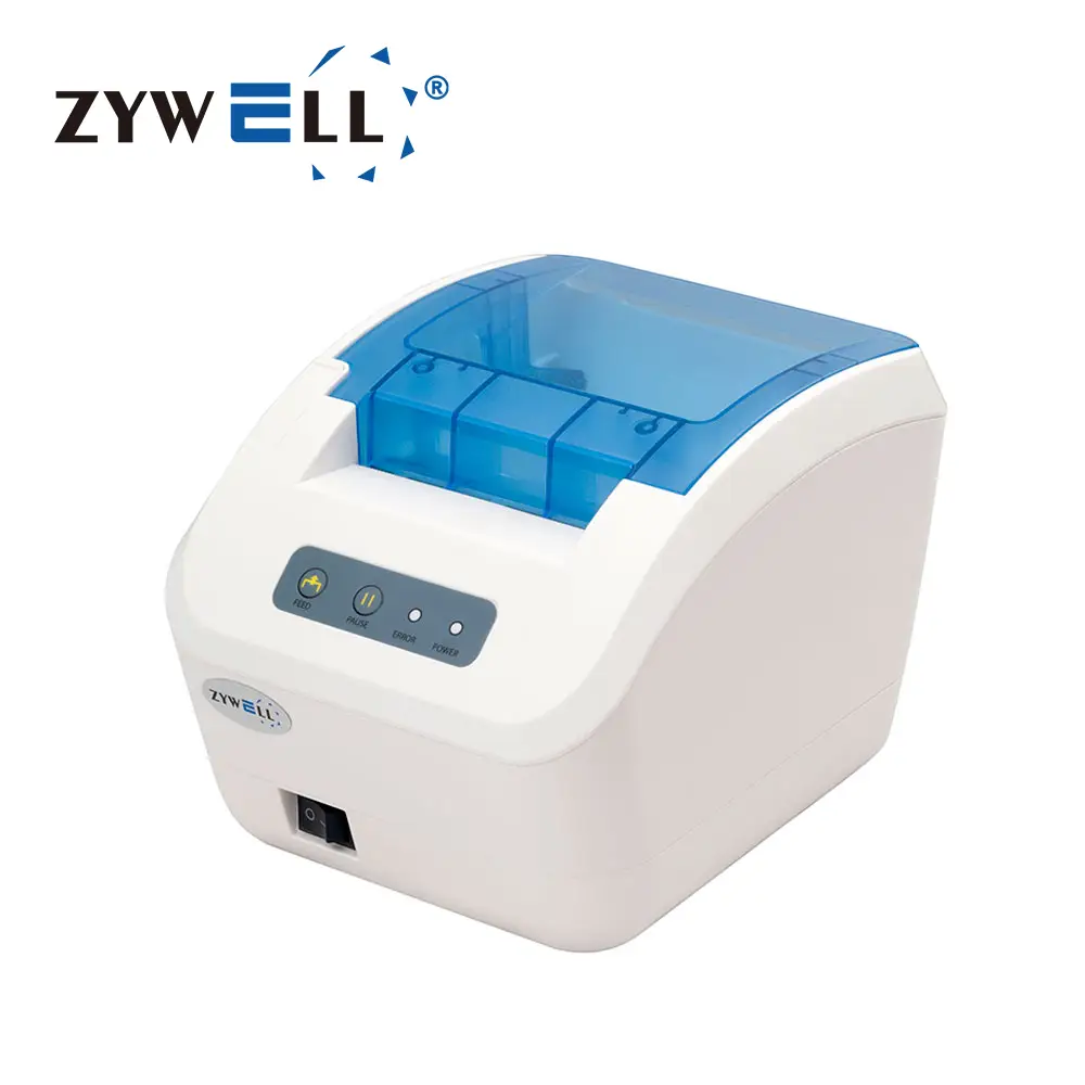 ZYWELL - Rótulo da impressora de produção de fábrica Impressora wi -fi impressora térmica 80mm USB+wifi 1