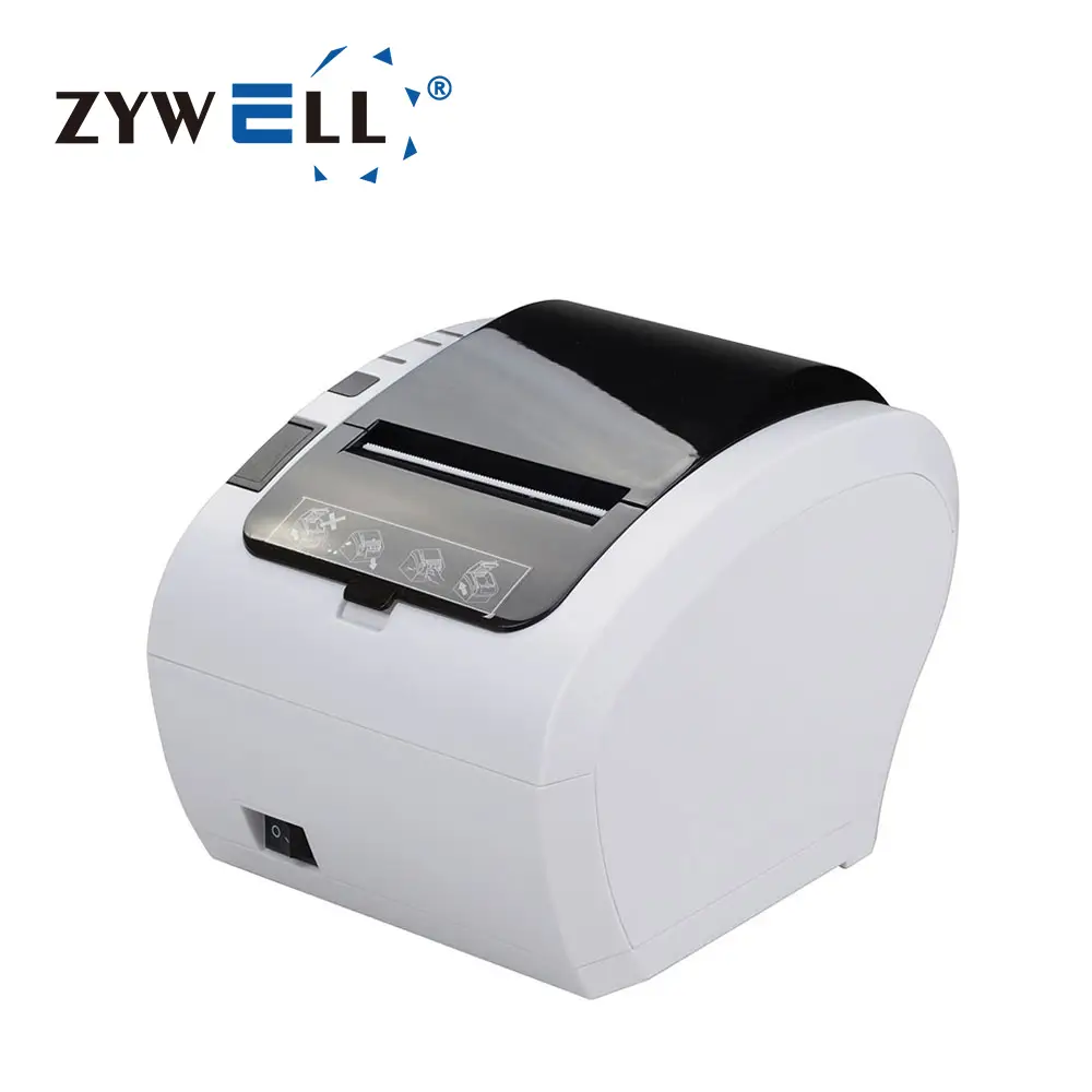 Zywell - China POS System 80mm Printina de recibo Tecnologia de impressão térmica sem necessidade de tinta ZY302 USB+RS232 1