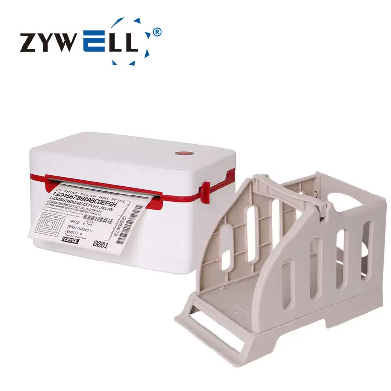Zywell - Hotsale A6 Waybill Termal Etiket Yazıcısı 4x6 Nakliye Etiketi Amazon eBay USPS Tutucu USB ile 1