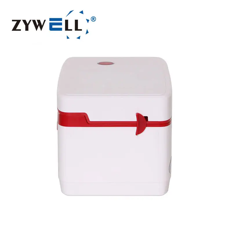 Zywell 4-Inch Bluetooth Thermal Label Printer with Paper Holder 5