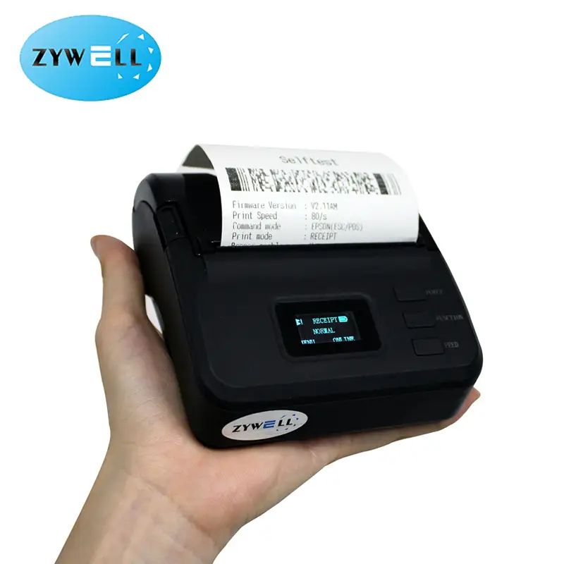 ZYWELL | High-quality mobile thermal receipt printer price 4