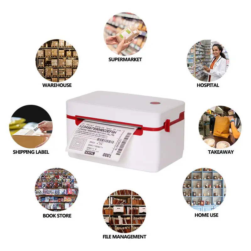 Custom 4 inch thermal label printer factory price Manufacturer | ZYWELL 7