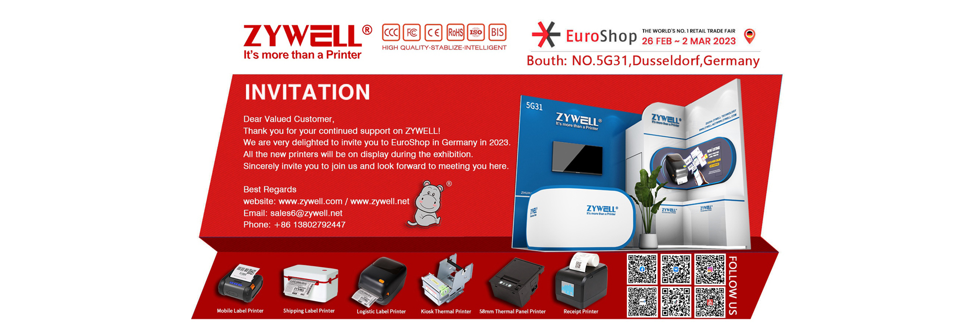 Zywell in Euroshop 2