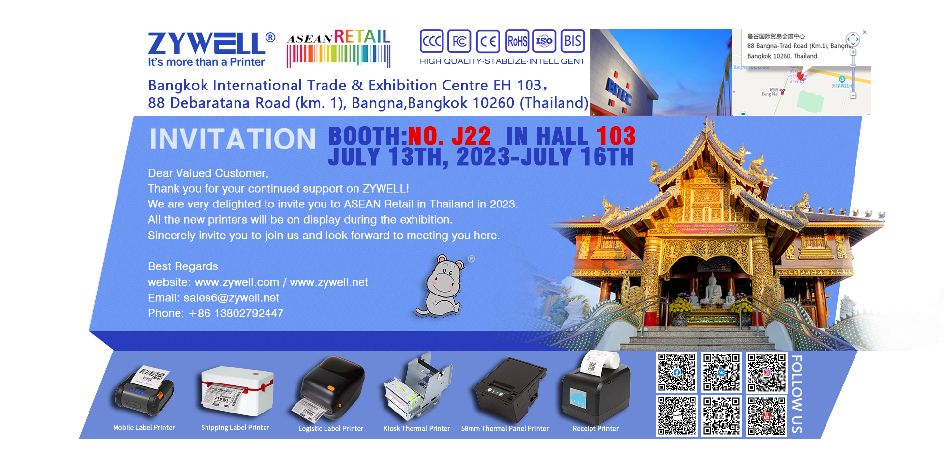 Zywell Thailand Выставка 1