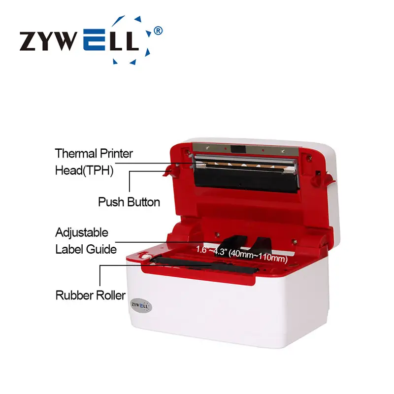 サーマルバーコードラベルプリンターZY909 A6アドレス配送ラベル