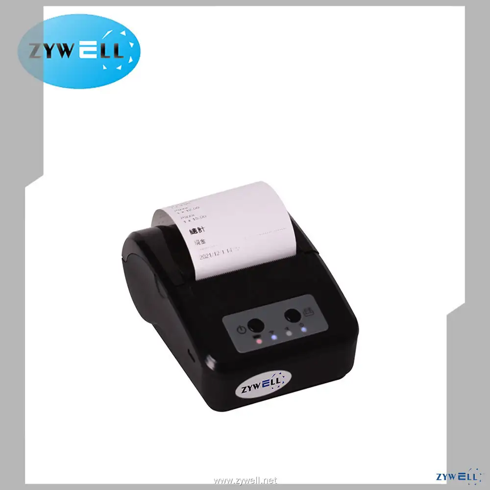 Custom mobile bluetooth receipt printer supply Manufacturer | ZYWELL 1