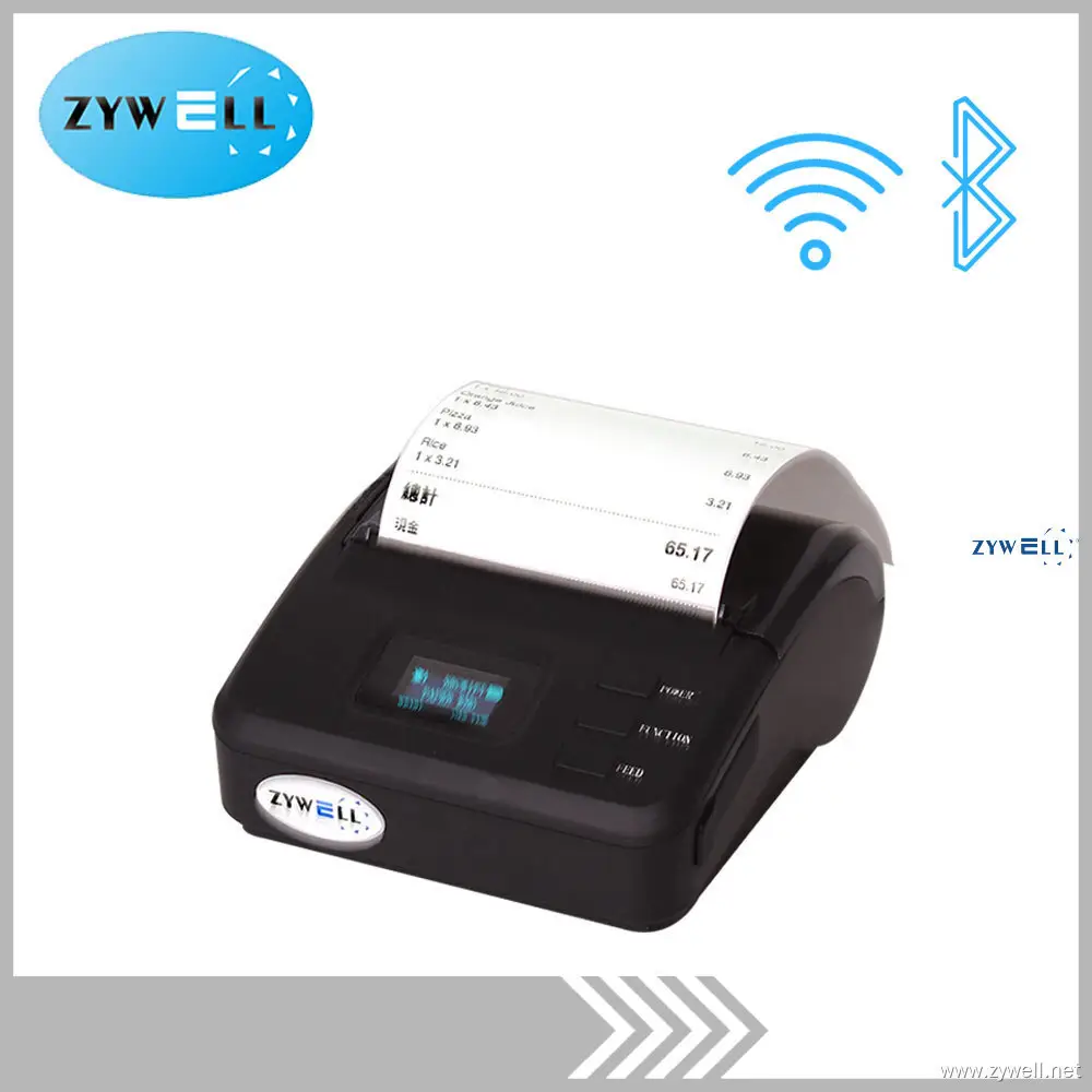 Custom mini bluetooth receipt printer company Manufacturer | ZYWELL 1