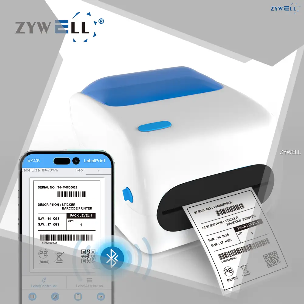 Bulk buy 4 inch thermal label printer factory | ZYWELL 1